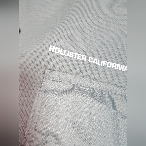HOLISTER CALIFORNIA EUC SZ MEDIUM GRAY POCKET JOGGERS SWEATPANTS - Picture 6 of 11
